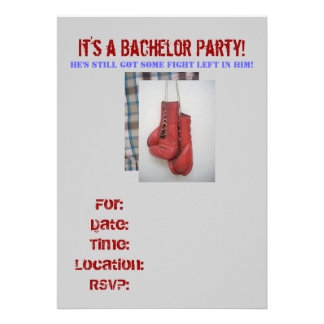 free boxing invitations templates