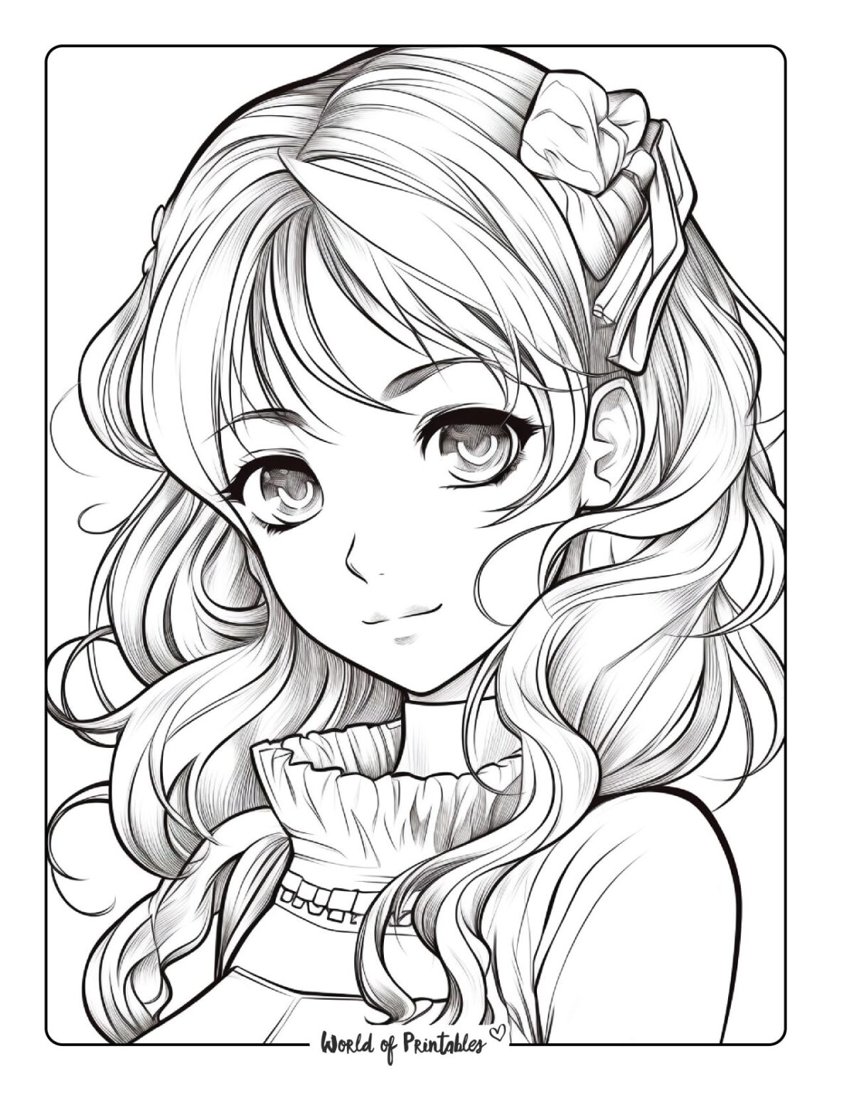 free printable coloring pages anime