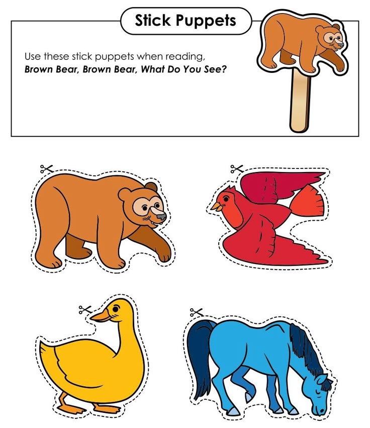 10 Best Brown Bear Brown Bear Printables Printablee Brown Bear