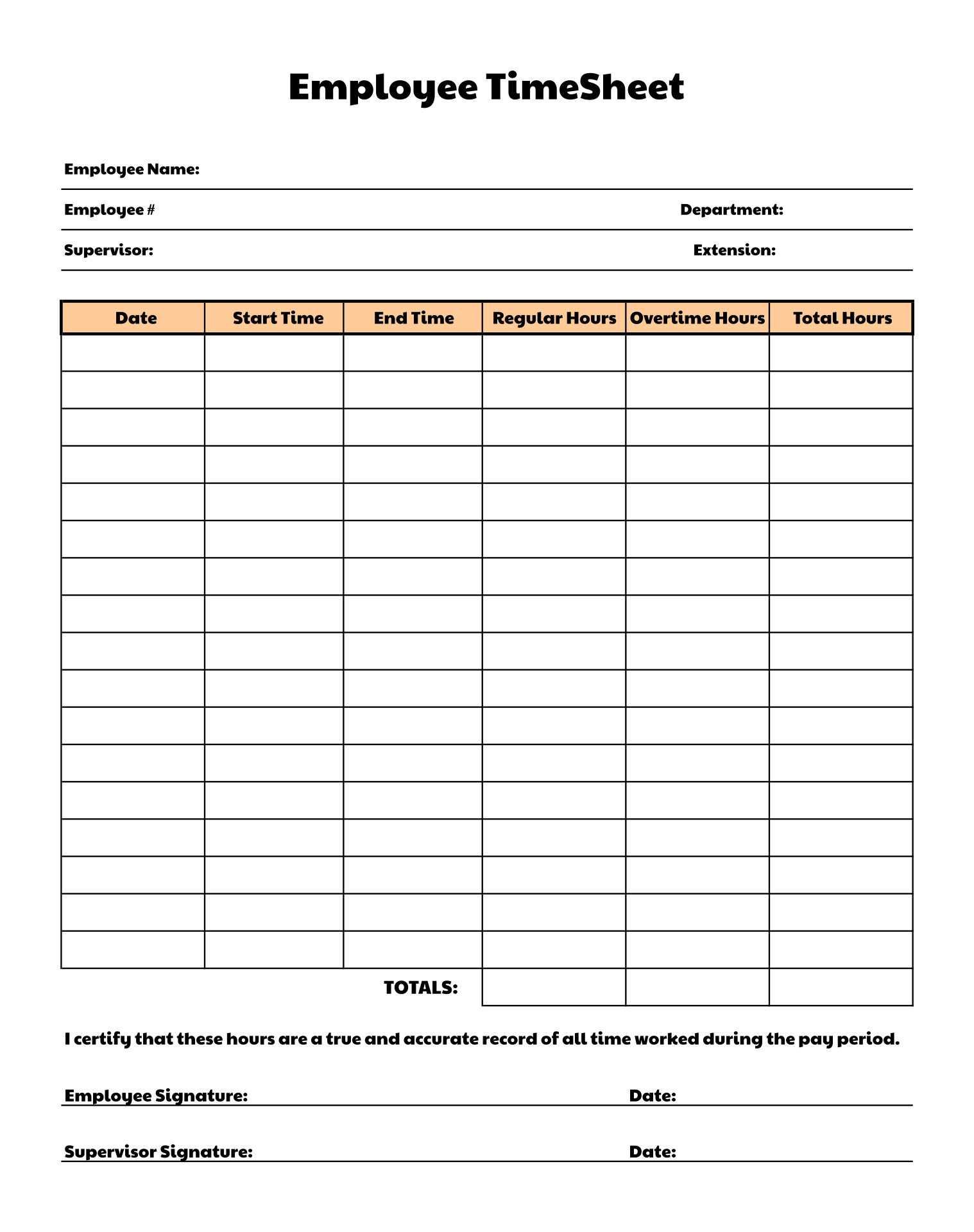 10 Best Printable Monthly Time Sheets Time Sheet Printable Time