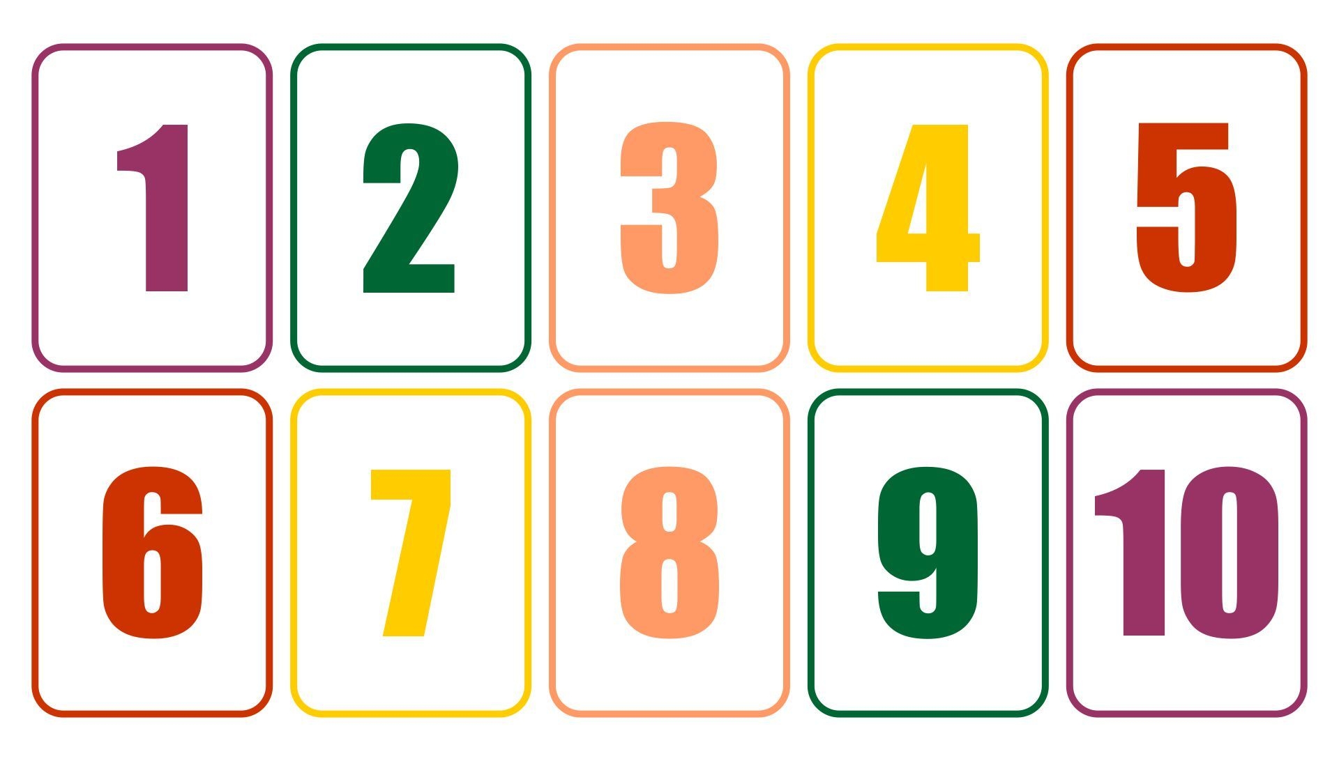 10 Best Printable Number Card 1 10 Artofit