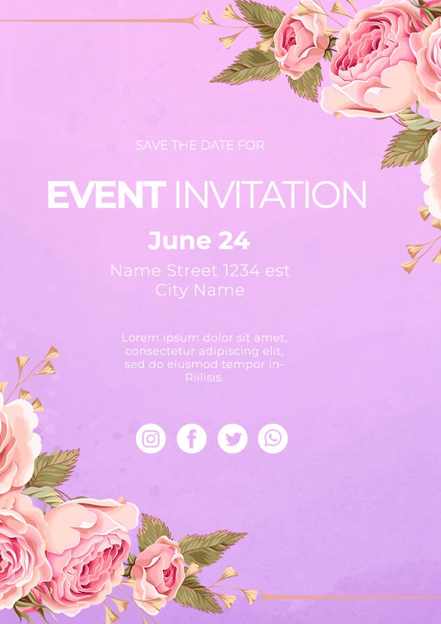 10 Event Invitation Templates Example PSD Design Room Surf