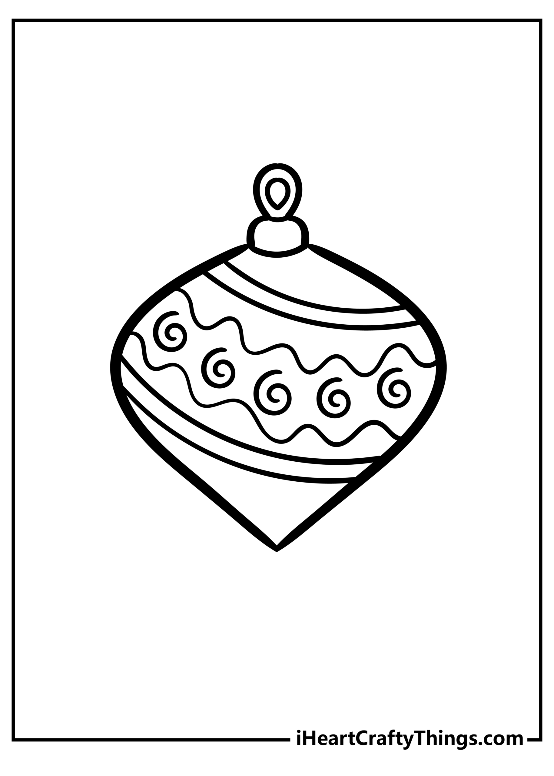 10 Free Printable Christmas Ornament Coloring Pages Bratz Coloring