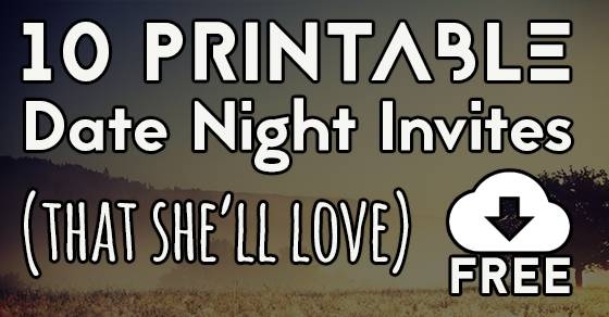 free date night invitation templates