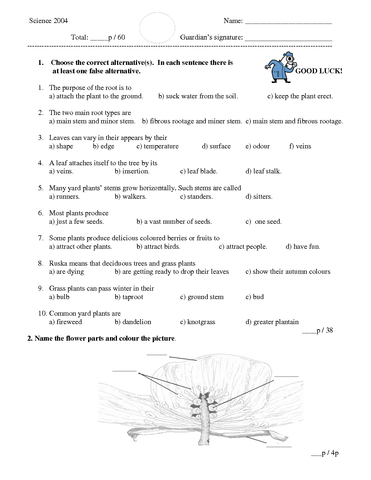 10 Science Worksheets For 3Rd Graders Coo Worksheets
