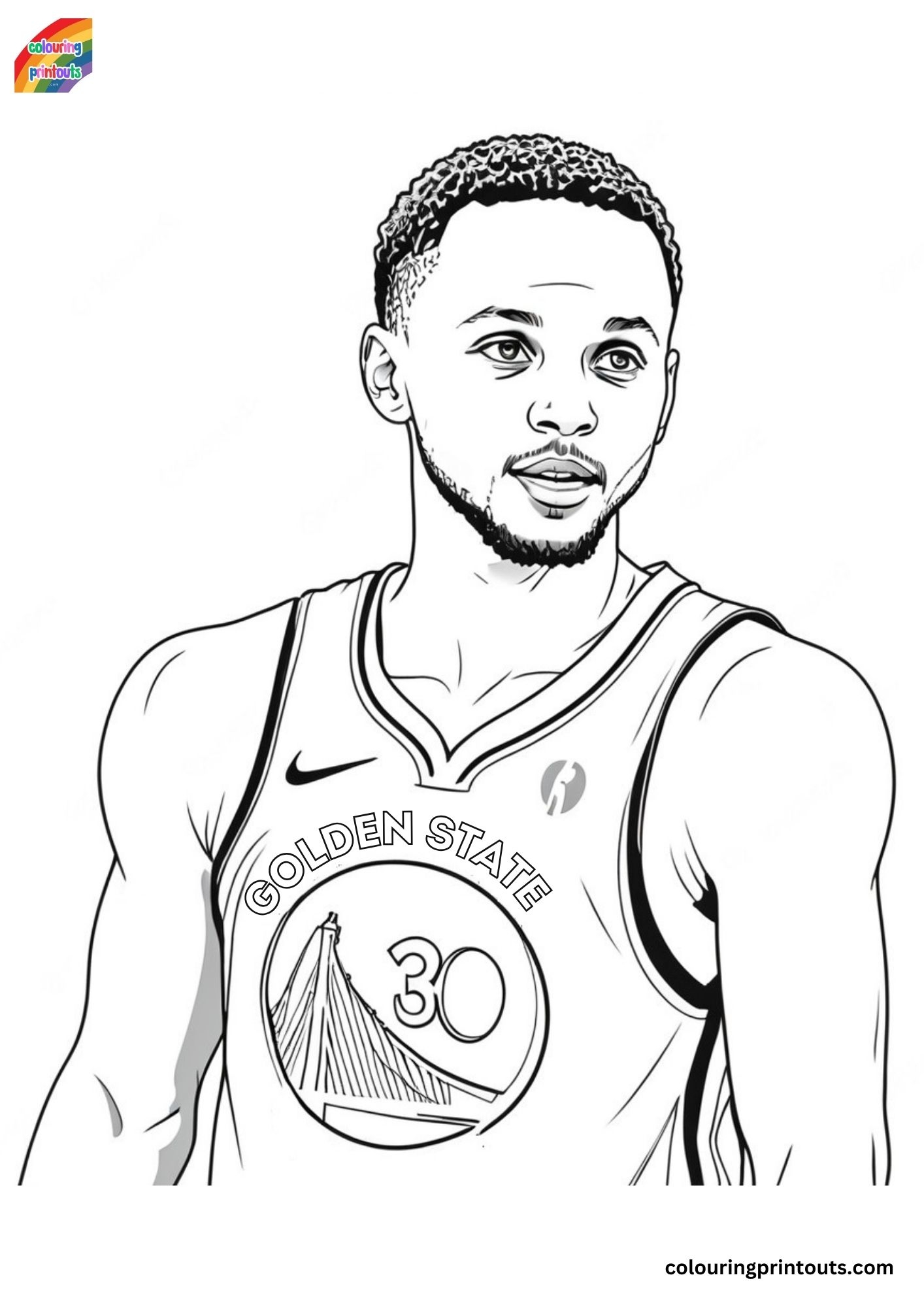 10 Steph Curry Coloring Pages