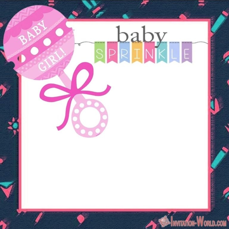 free editable baby sprinkle invitation templates