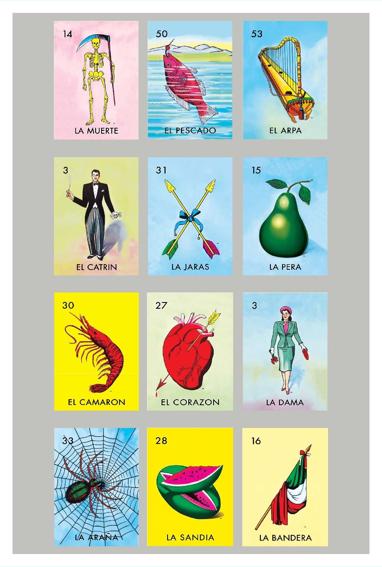 11 Best Mexican Bingo Cards Free Printable Printablee Printable 
