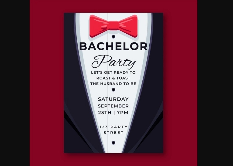 free bachelor party invitation template