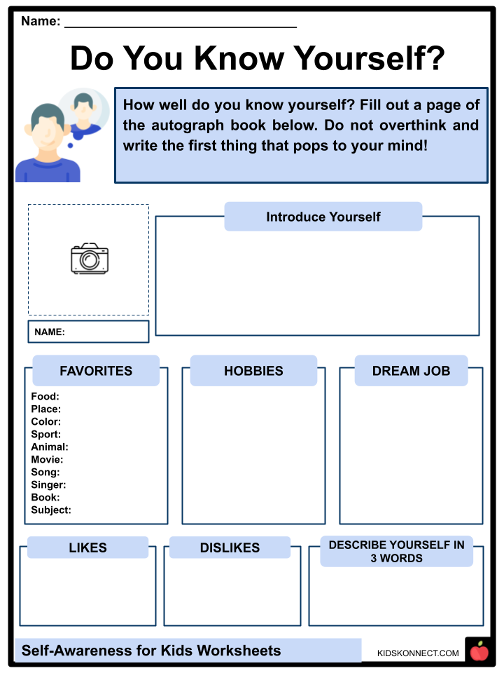 11 Self Awareness Worksheets For Adults To Better Know Yourself 