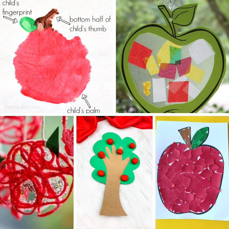 15 Apple Crafts For Preschoolers Fun A Day 