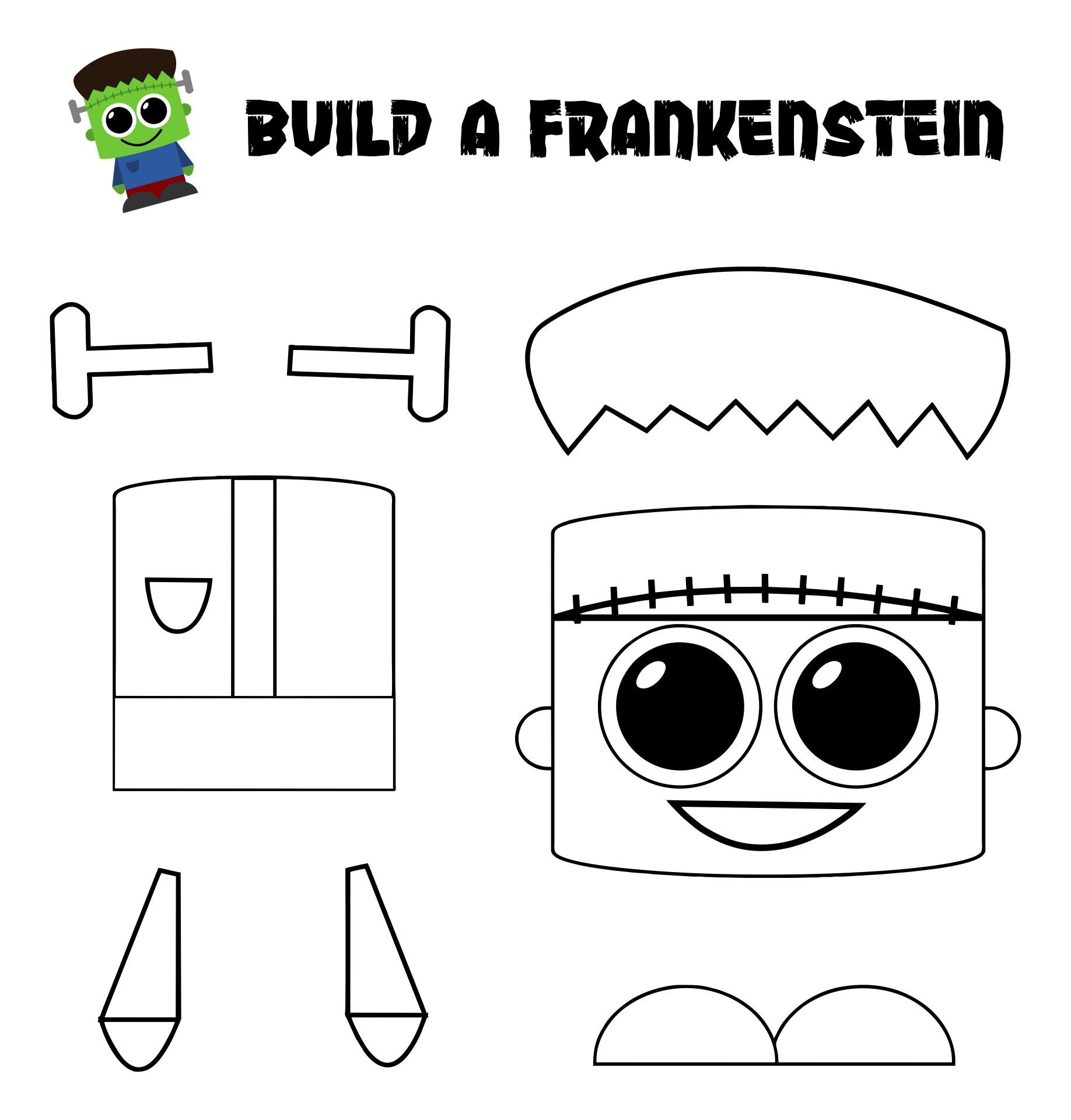 free printable halloween crafts for preschoolers