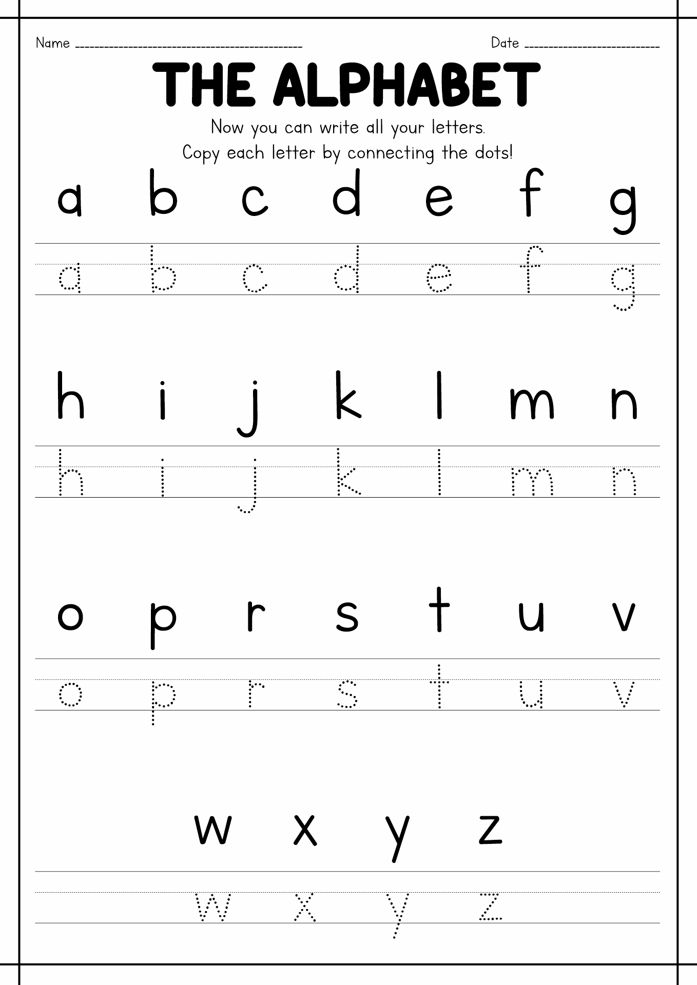 16 Writing Practice Worksheets For Preschool Free PDF At 