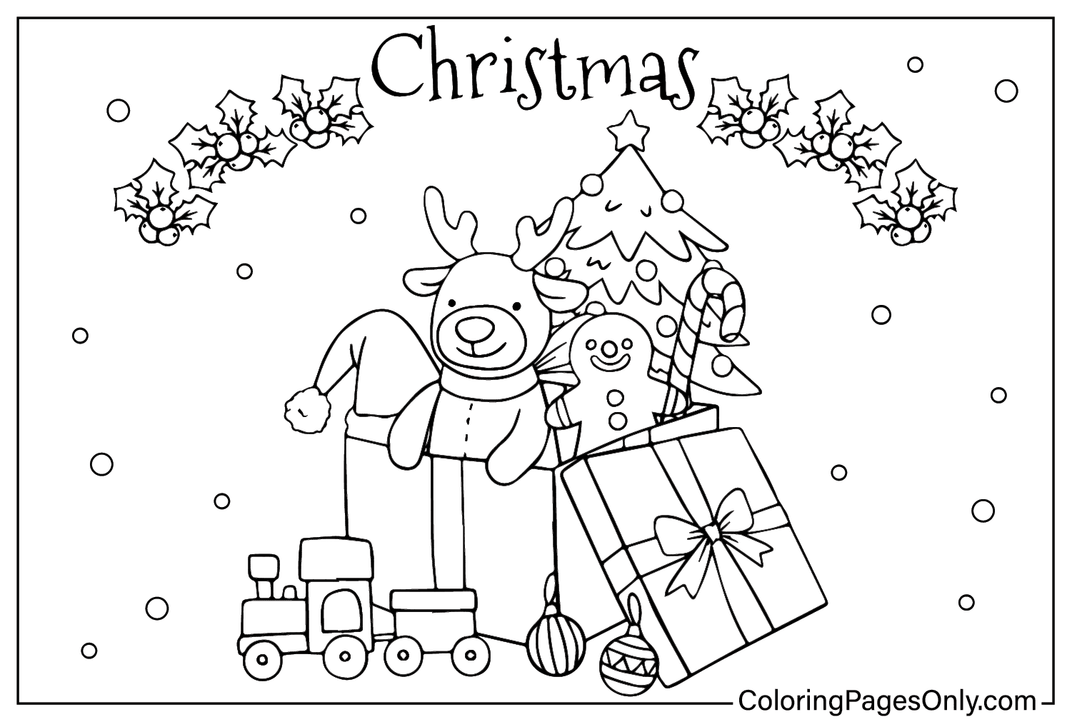 free christmas coloring pages pdf