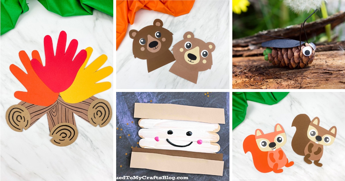 18 Awesome Camping Crafts For Preschoolers