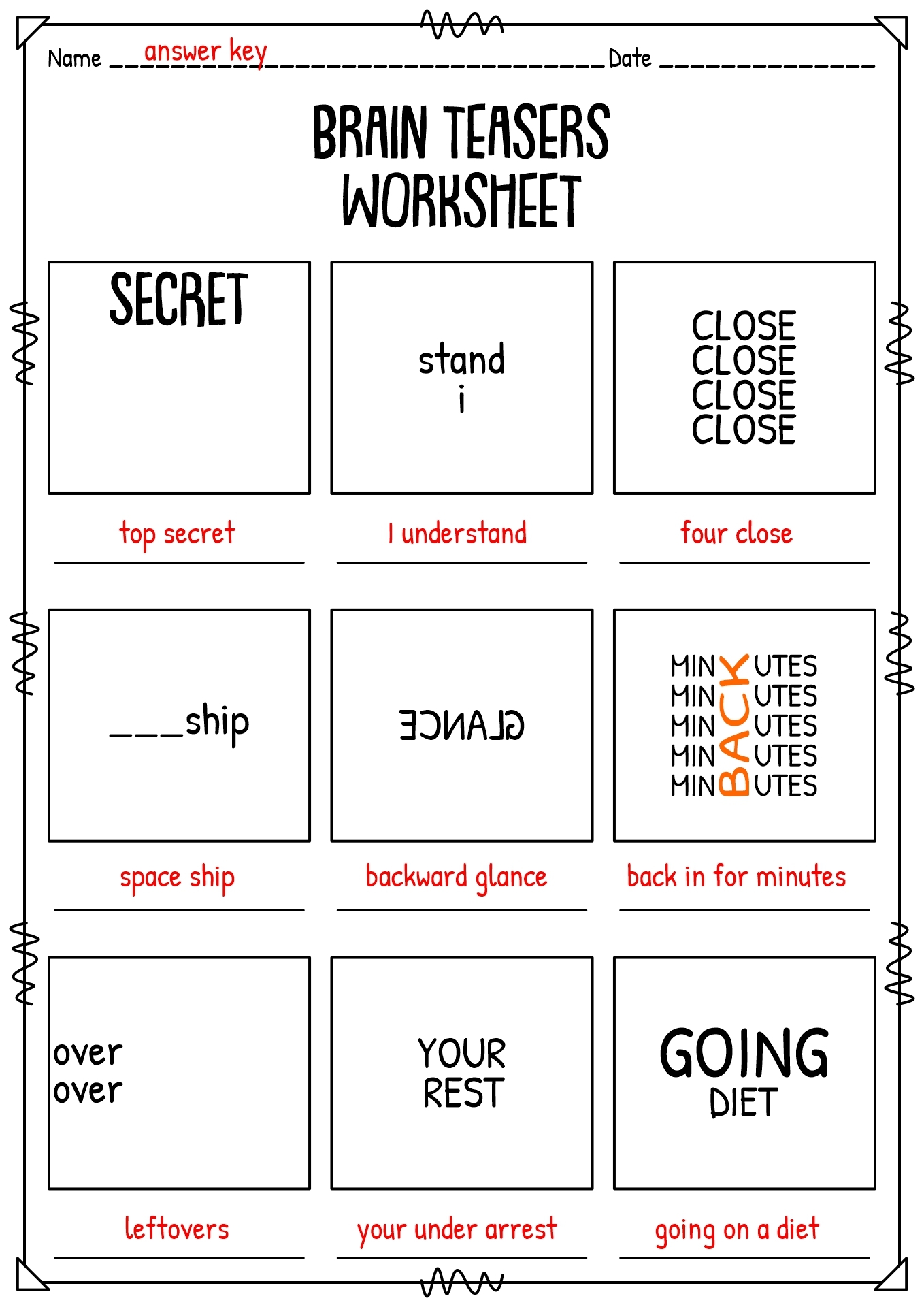 18 Brain Teasers Worksheets Free PDF At Worksheeto Worksheets