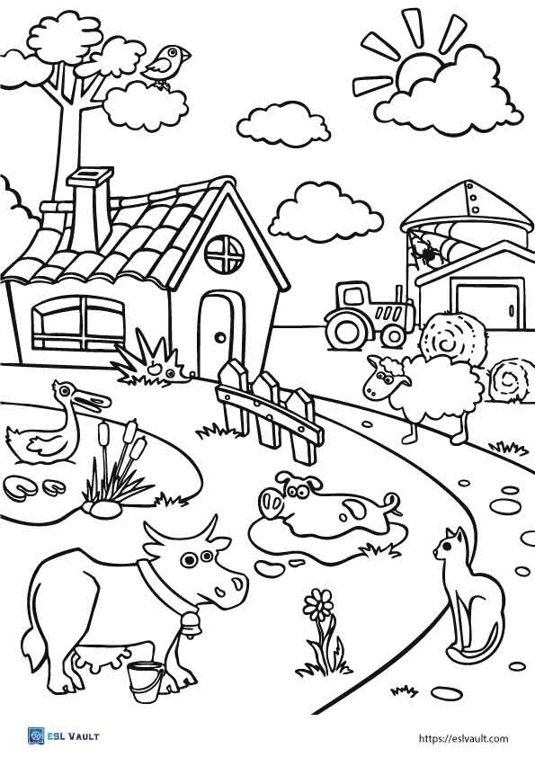Coloring Pages Farm