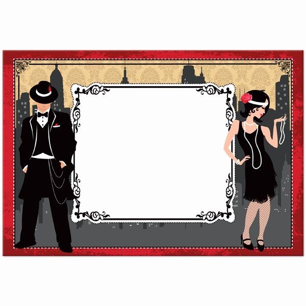 1920s Party Invitation Template Free 1920s Party Invitations