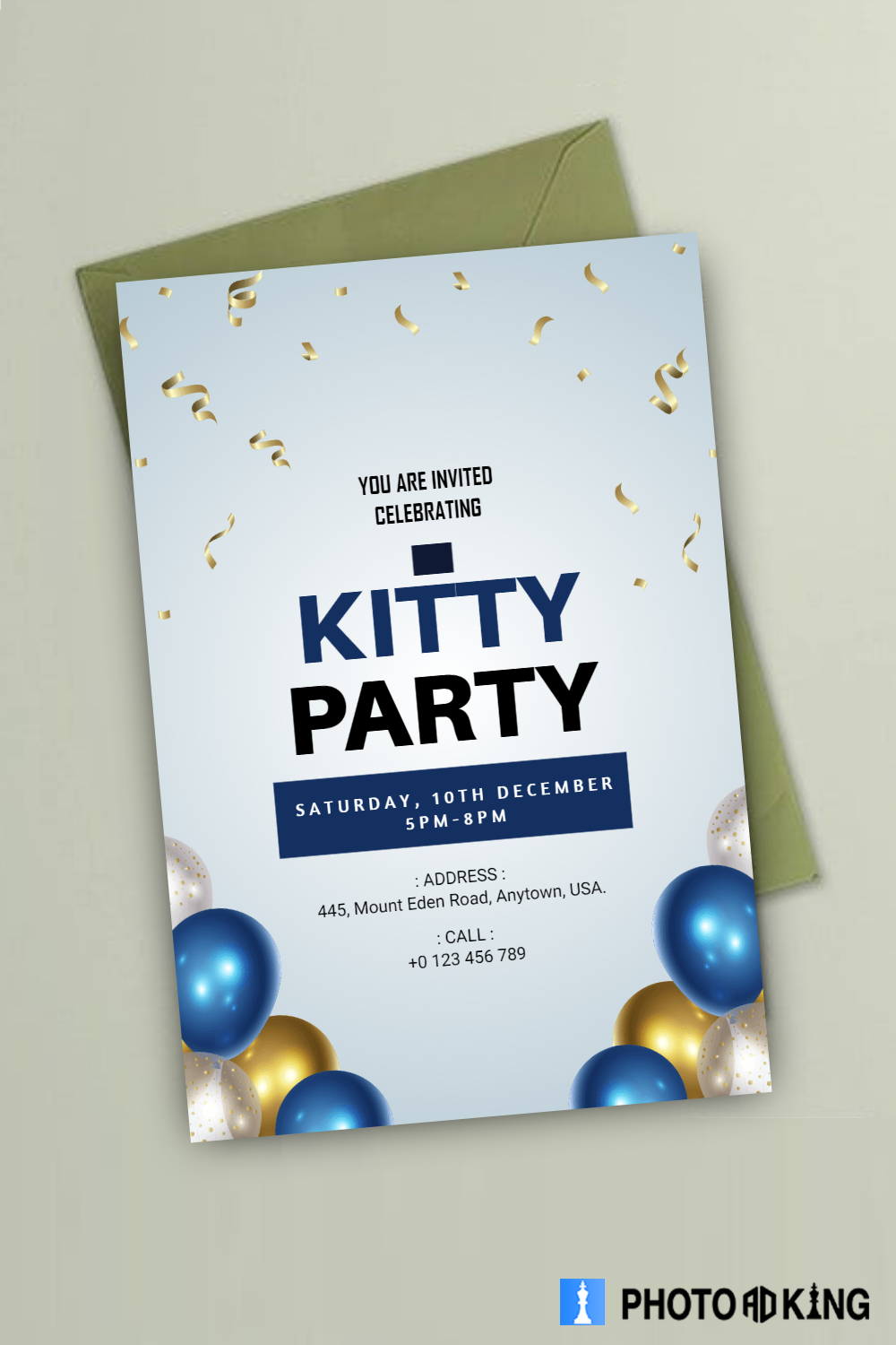 20 FREE Kitty Party Invitation Templates Party Invite Template Cat 