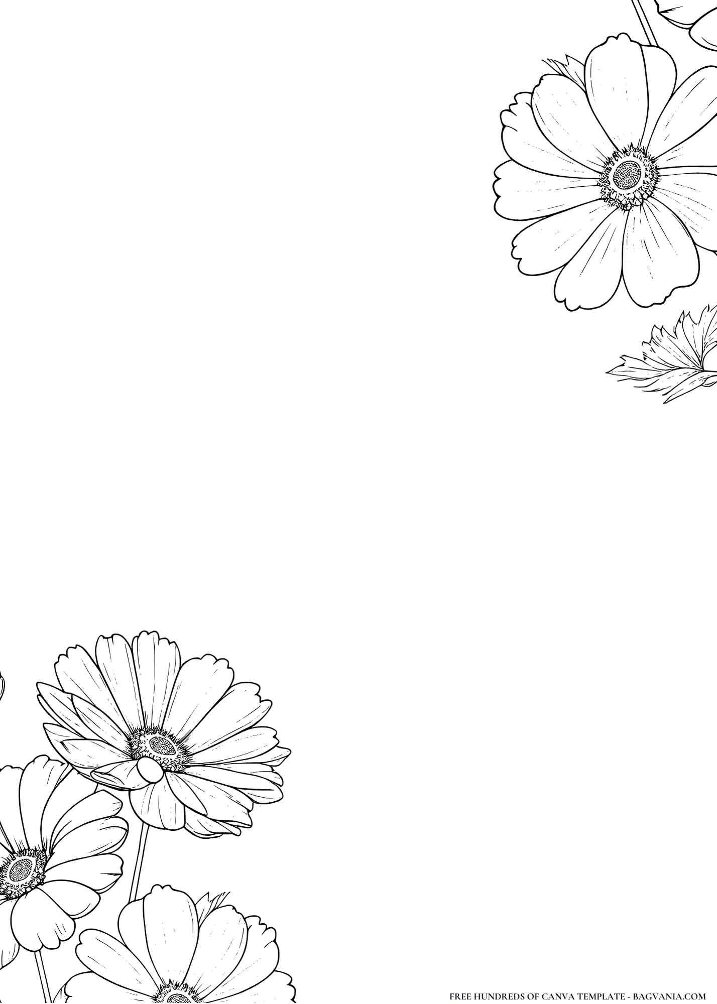20 Minimalistic Flower Birthday Invitation Templates