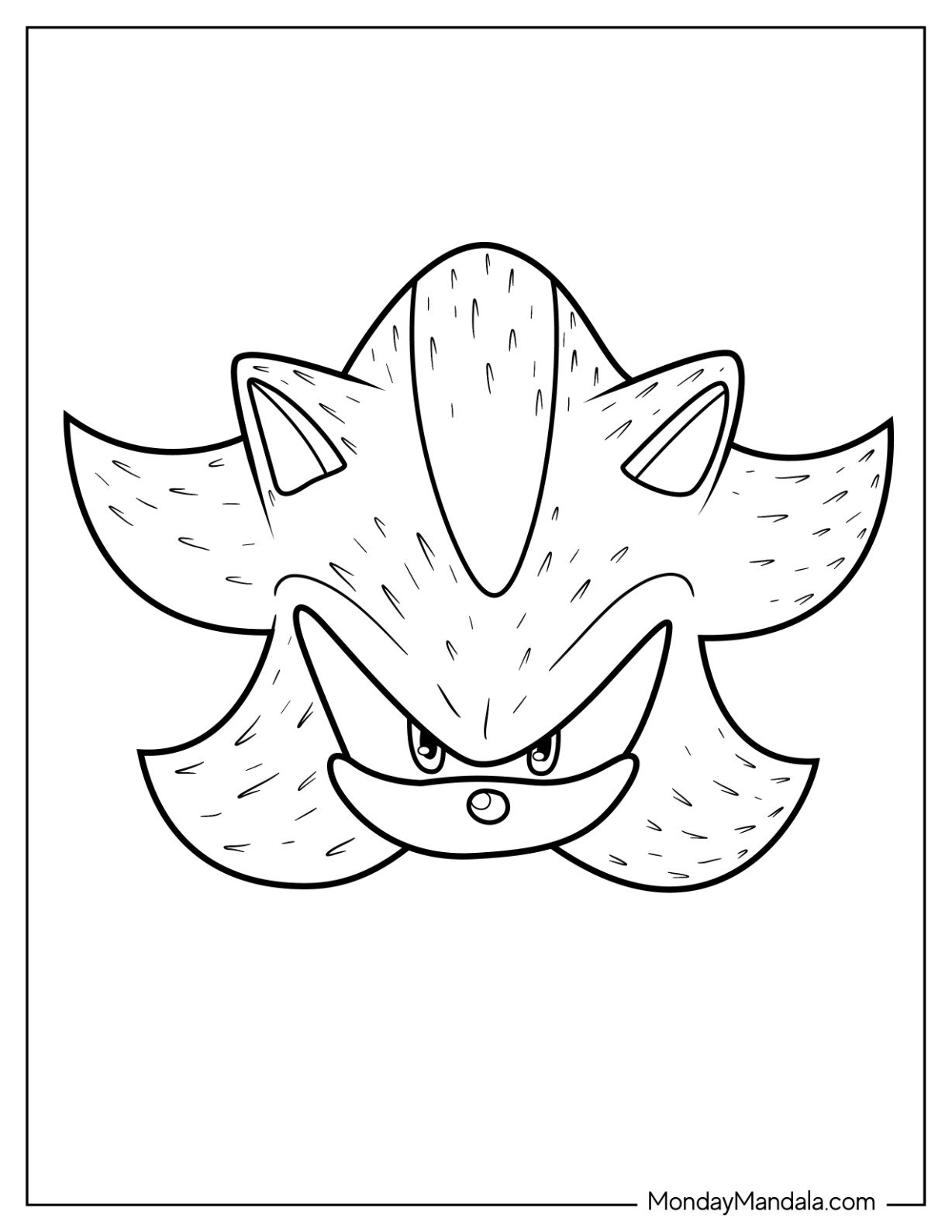 20 Shadow Sonic Coloring Pages Free PDF Printables Sonic Silver And 
