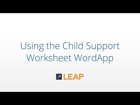 ma child support guidelines worksheet