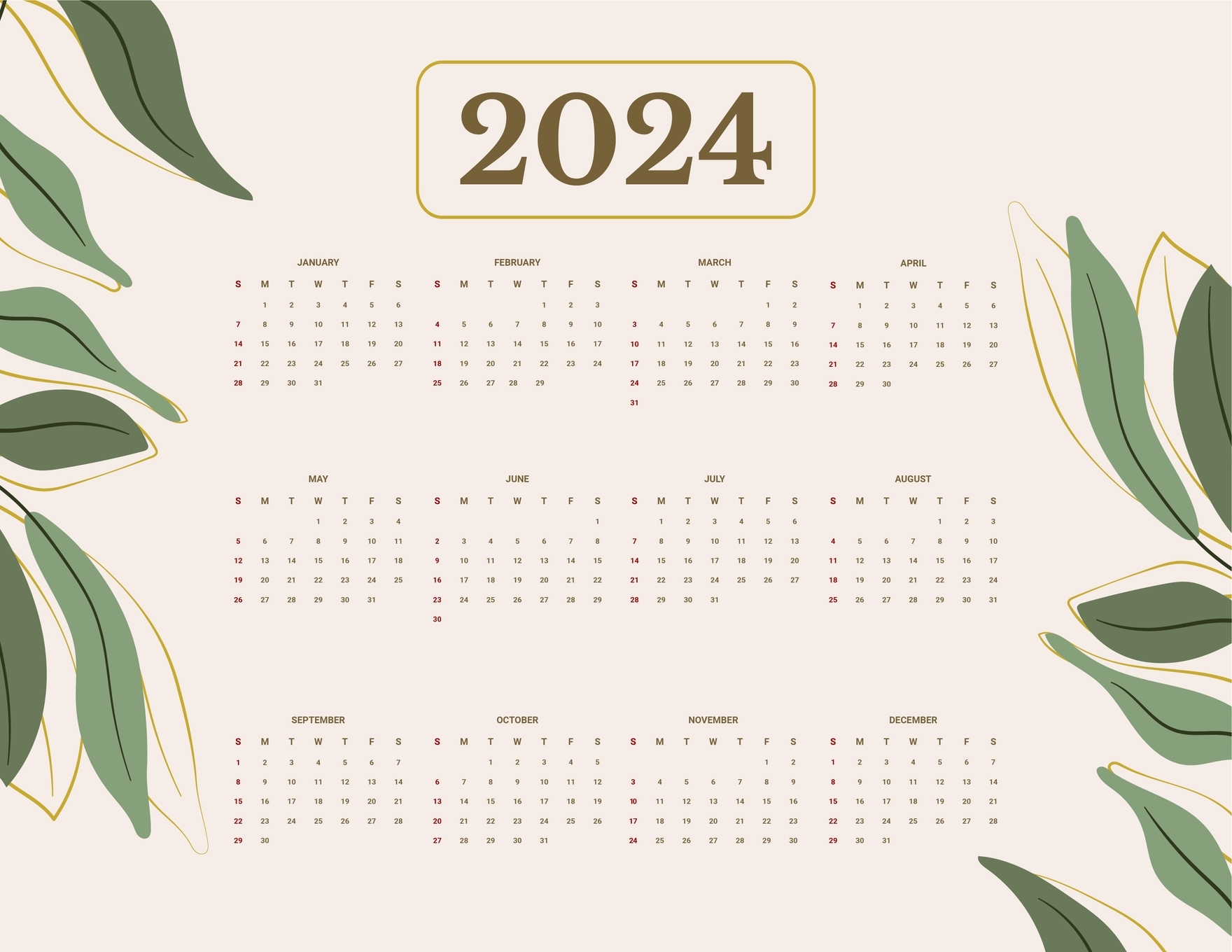2025 Aesthetic Calendar Printable Margot Hayes