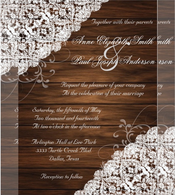 21 Country Wedding Invitation Templates PSD Word AI