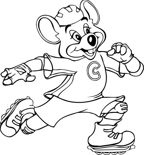 Chuck E Cheese Color Pages
