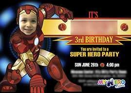 24 Customize Our Free Iron Man Birthday Invitation Template Formating 