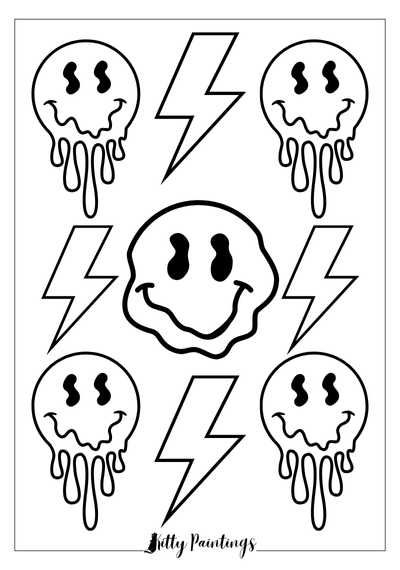 free preppy coloring pages