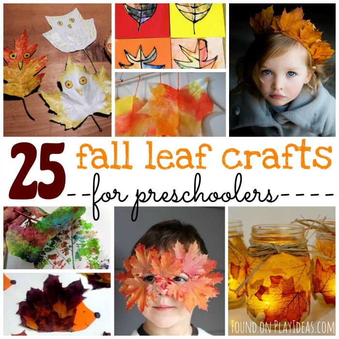 leaf crafts for preschoolers printable