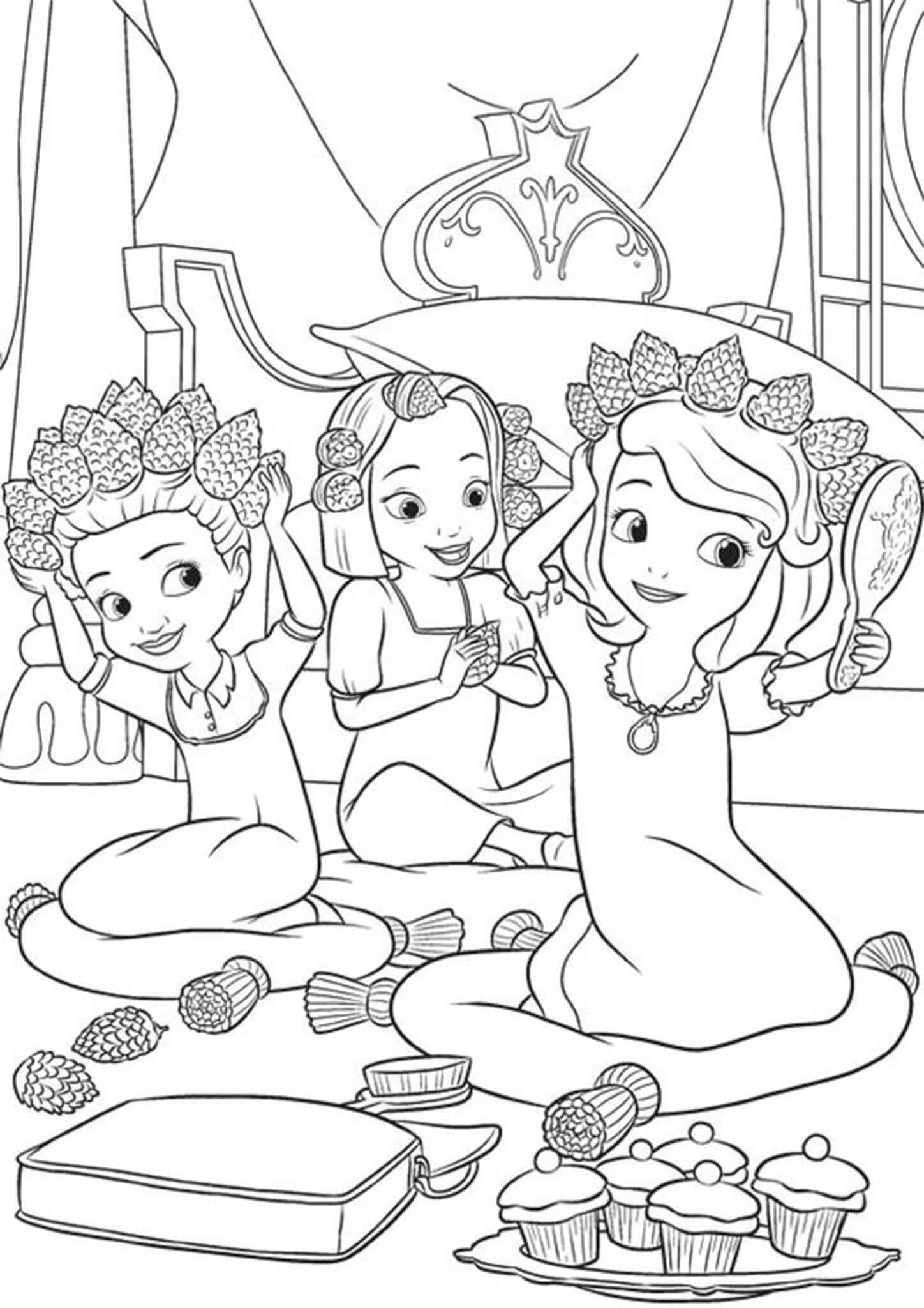 26 Princess Sofia Coloring Pages Printables 4 Bratz Coloring