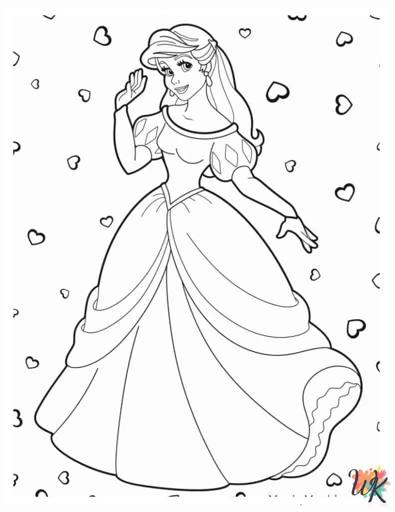 28 Ariel Coloring Pages For Kids ColoringPagesWK