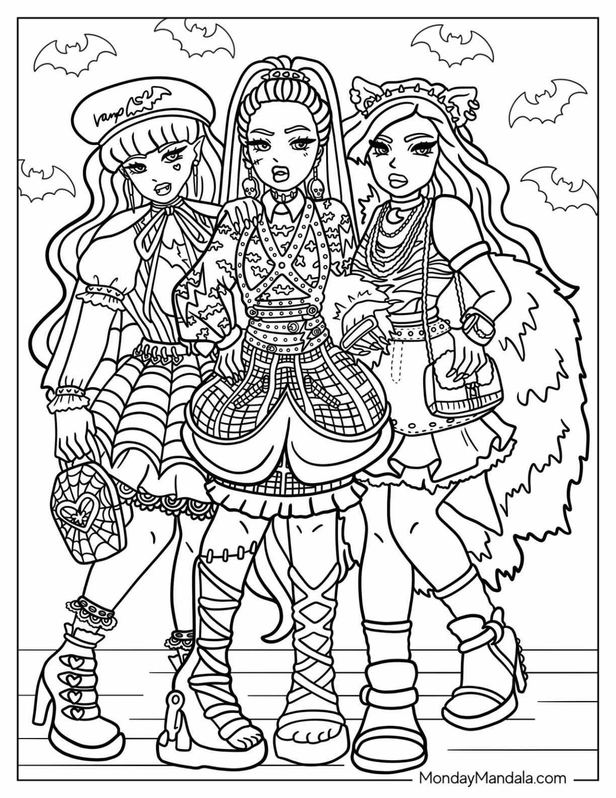 28 Monster High Coloring Pages Free PDF Printables 59 OFF