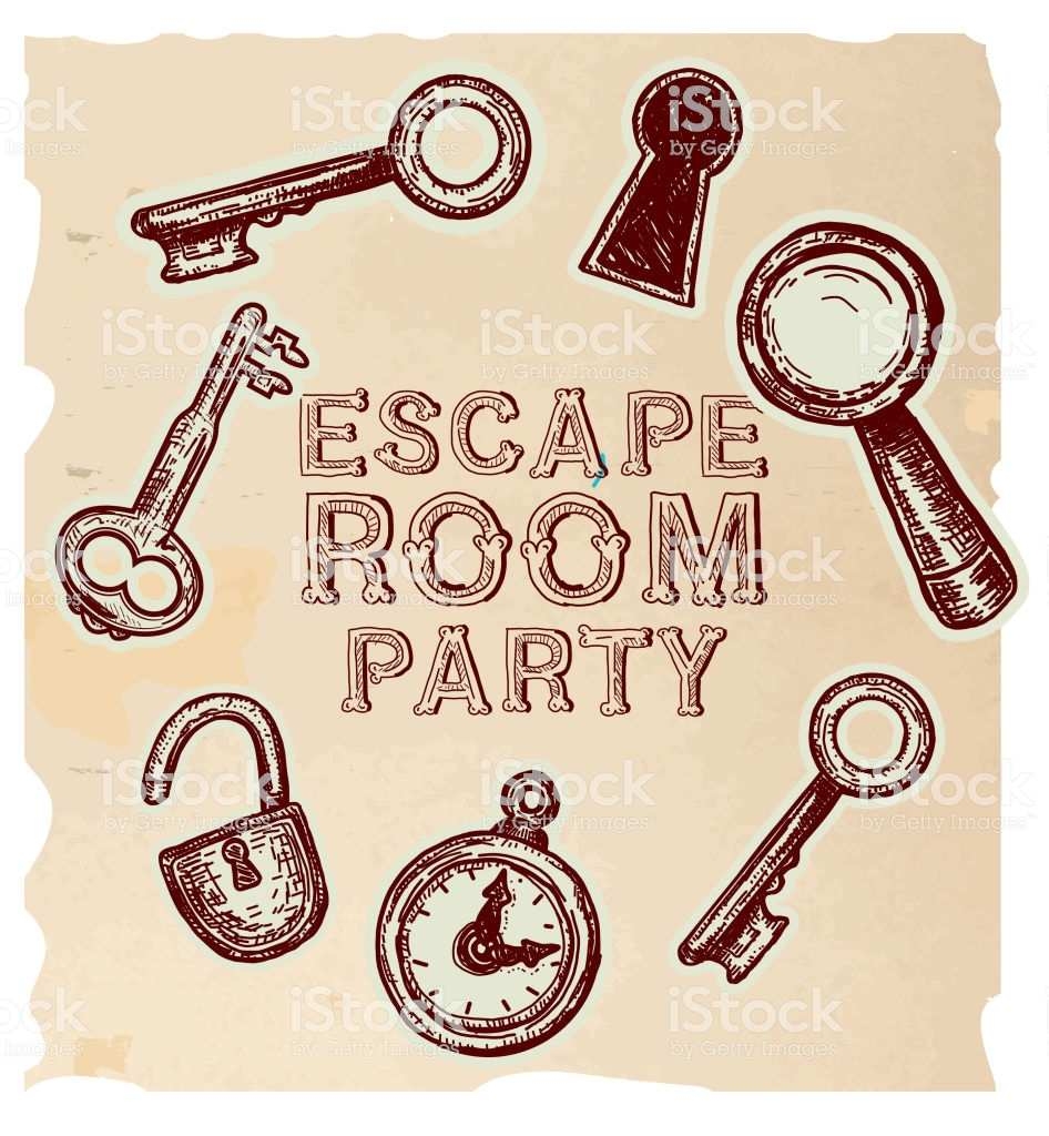 escape room birthday invitation template free