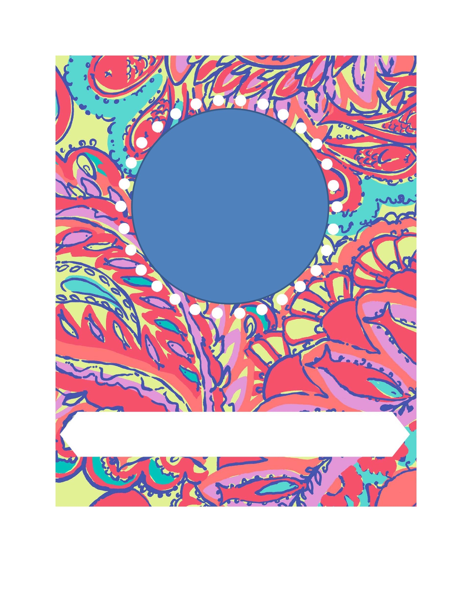 free printable binder cover template
