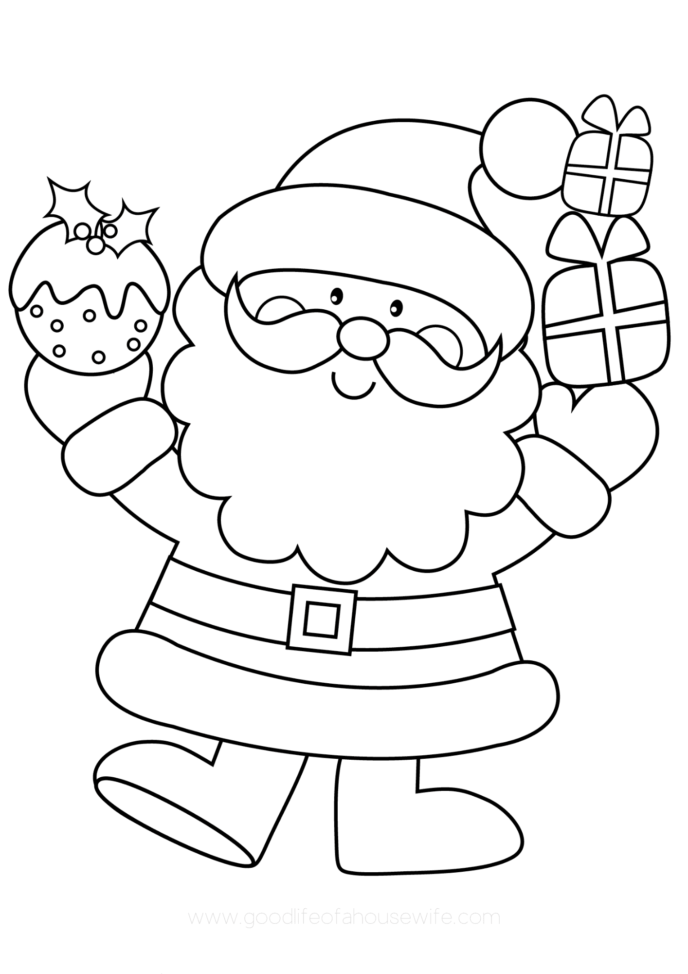 Childrens Christmas Coloring Pages