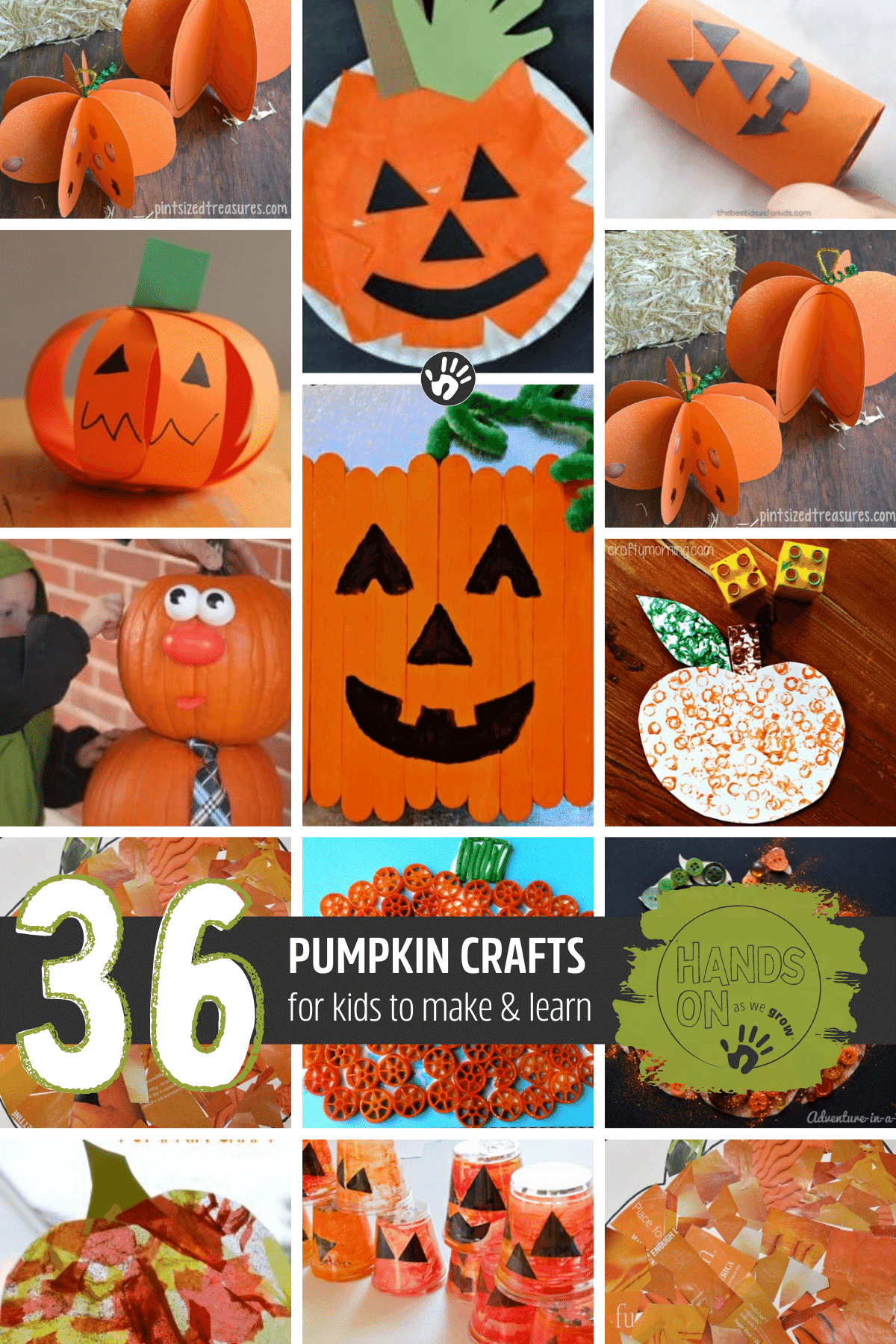 36 Cute Easy Pumpkin Crafts For Kids To Make HOAWG