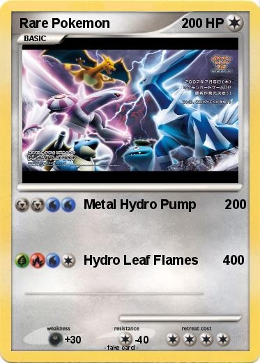 4 Best Images Of Rare Pokemon Cards Printable Type Of Rare Pokemon