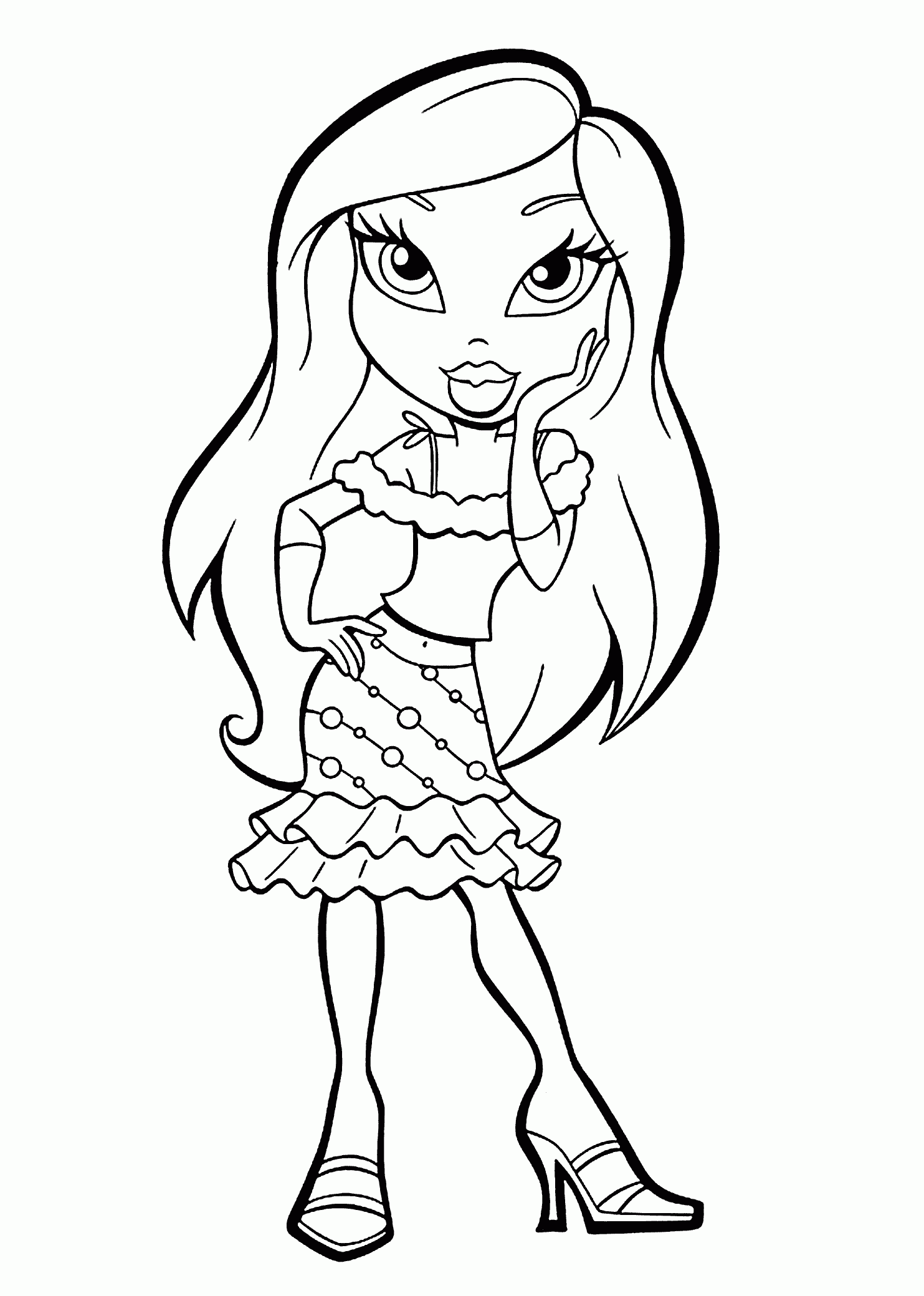 free coloring cartoon pages
