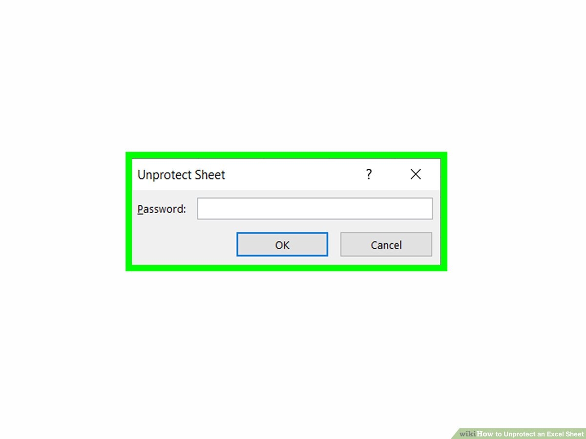 how to unprotect worksheet in excel