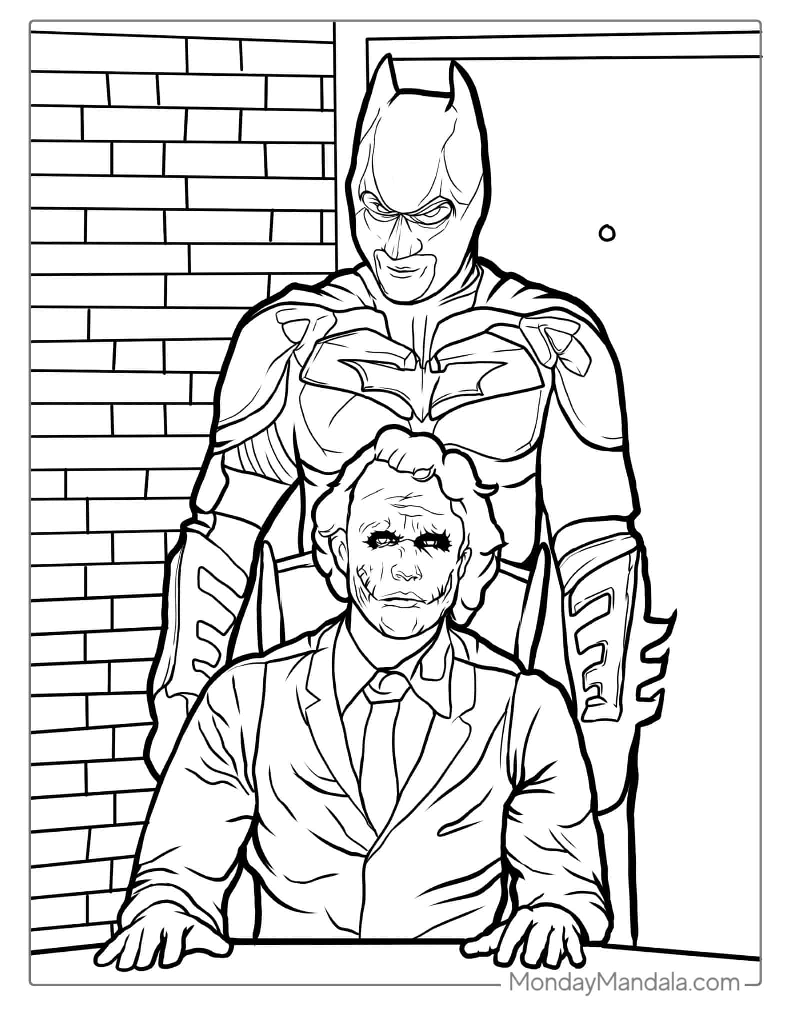 batman coloring pages free