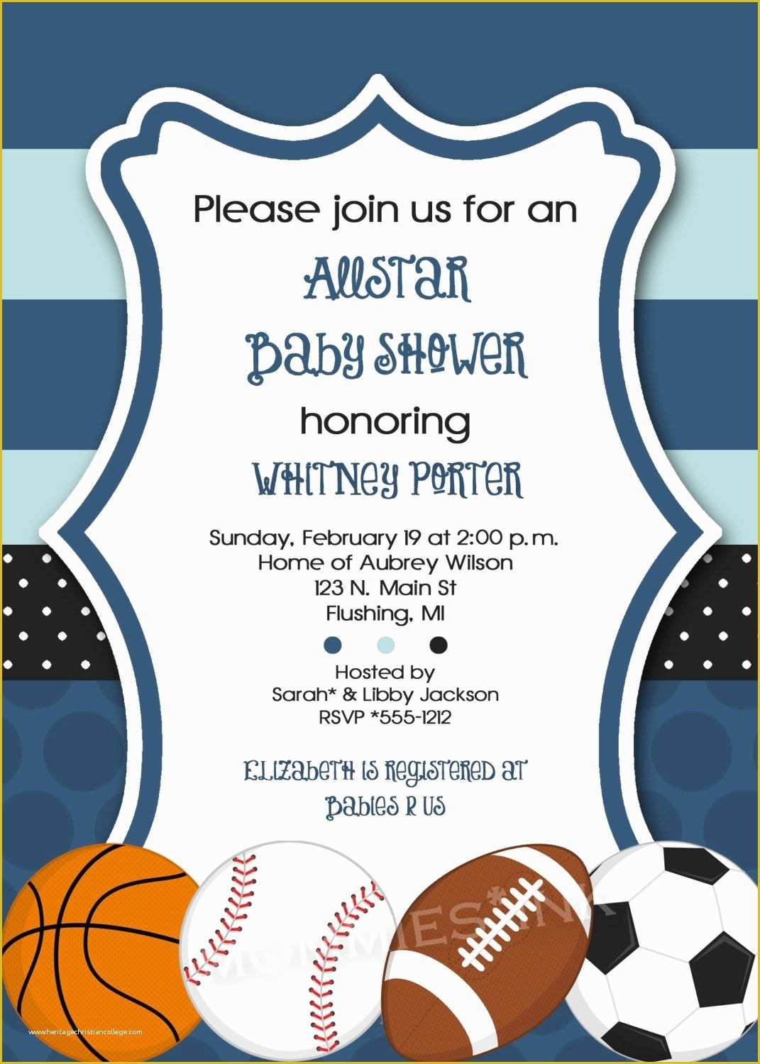 45 Free Printable Sports Birthday Invitation Templates 