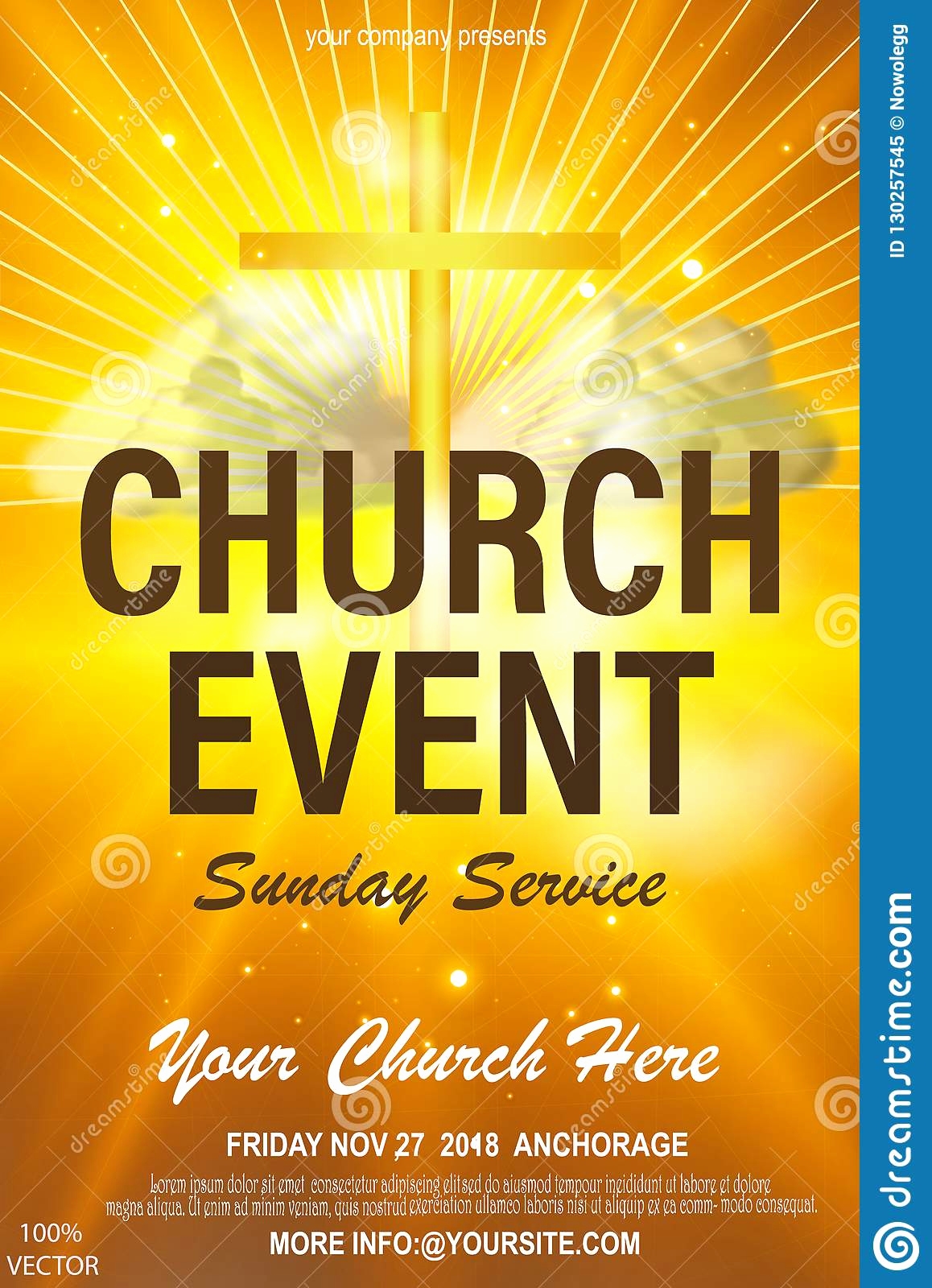50 Church Invitation Cards Templates Ufreeonline Template