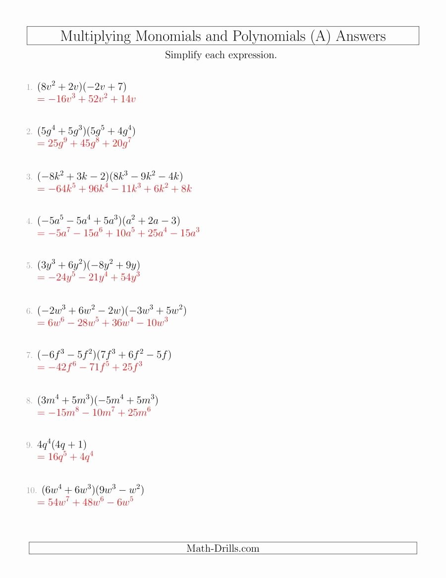 dividing polynomials by polynomials worksheet