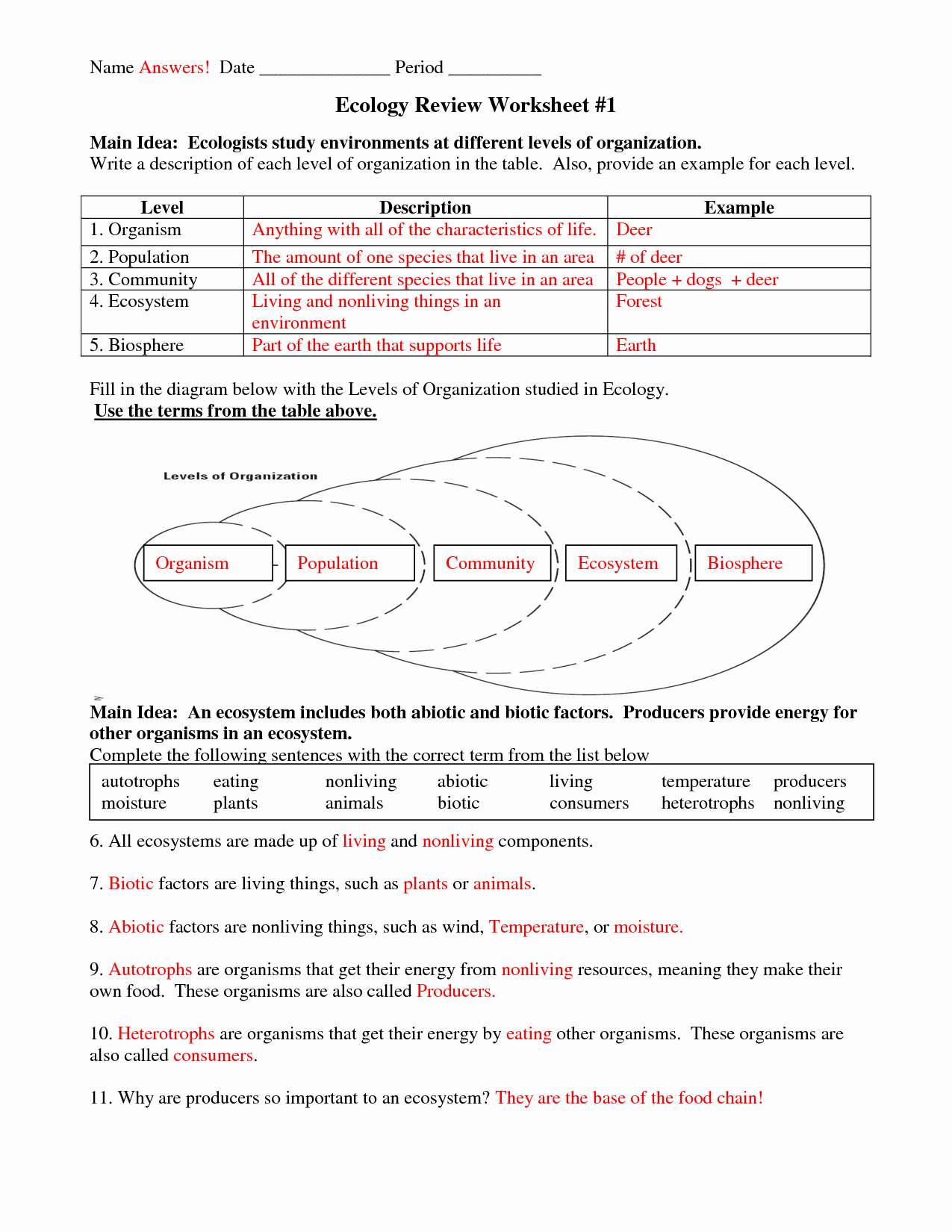 50 Ecological Succession Worksheet Answers Chessmuseum Template Library
