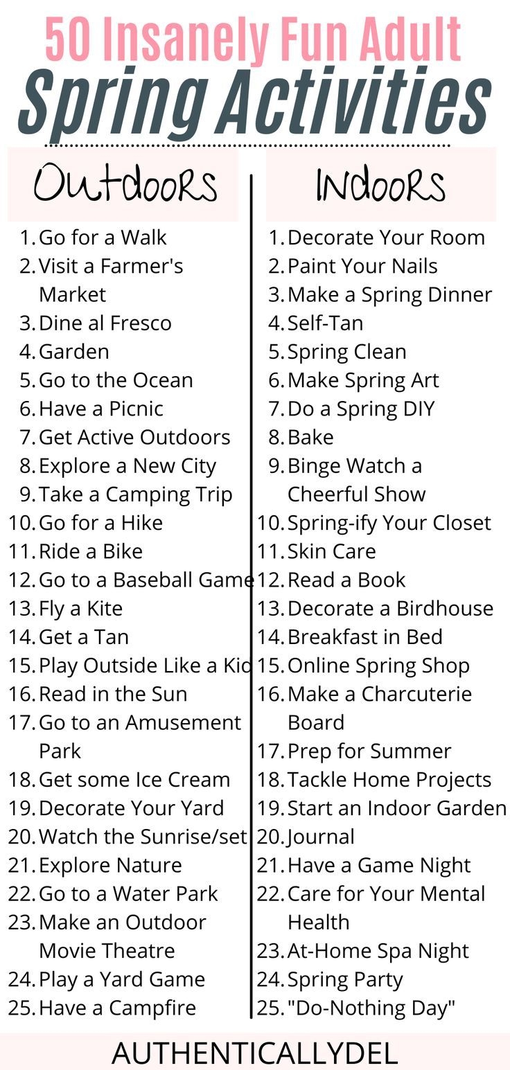 50 Seasonal Spring Activities For Adults And Kids