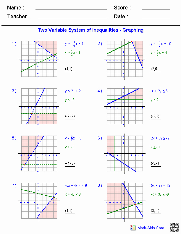 50 Solving Systems By Graphing Worksheet Chessmuseum Template Library