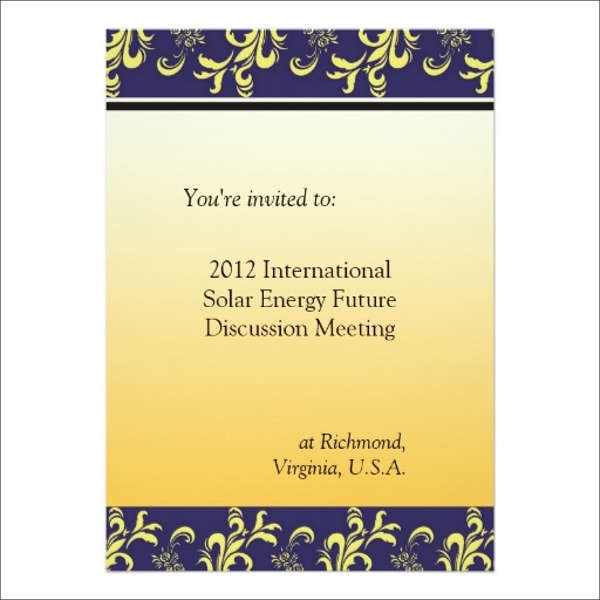 free meeting invitation templates